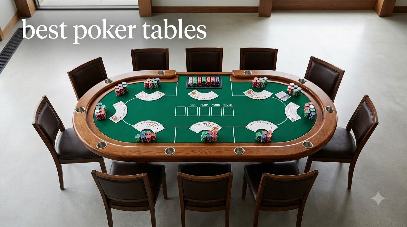 best poker tables