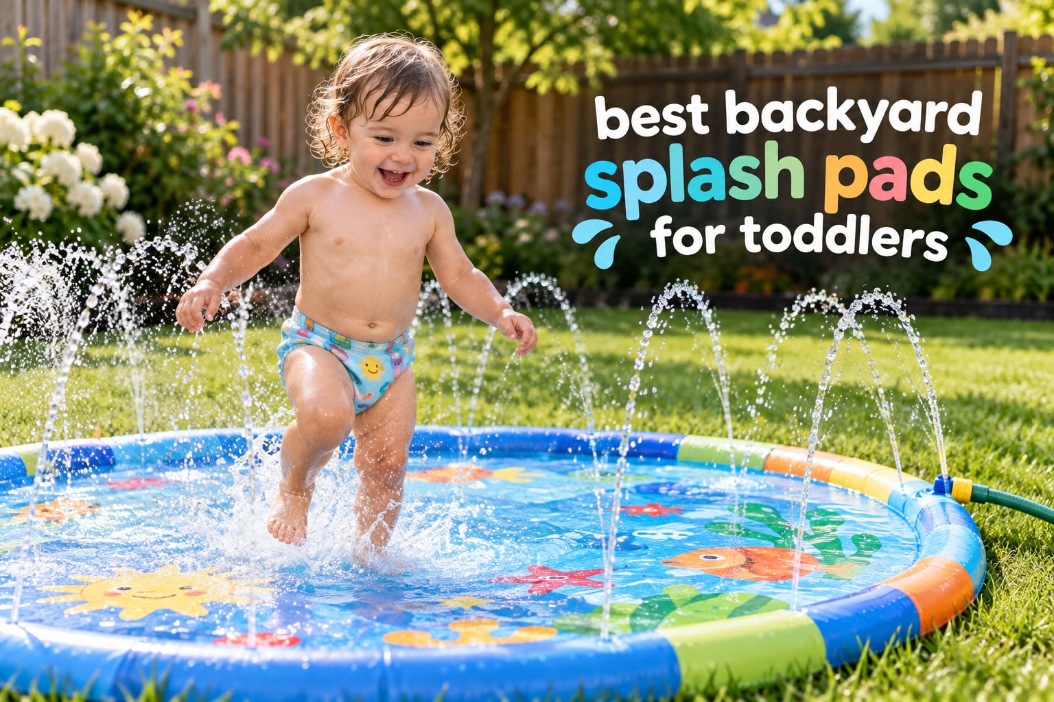 best backyard splash pads for toddlers