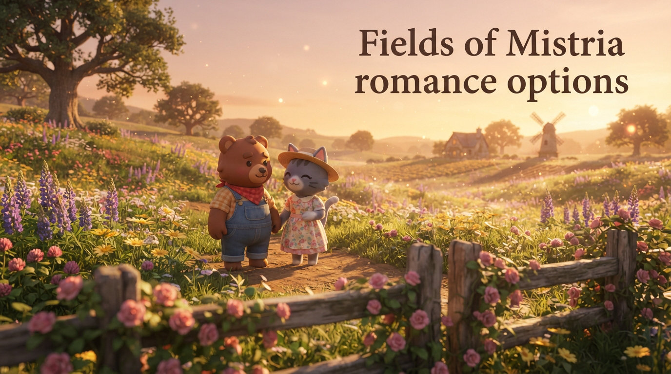 Fields of Mistria romance options
