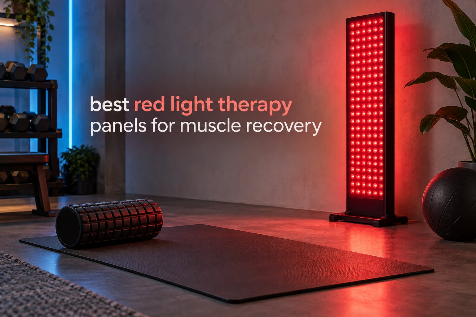 best red light therapy panels for muscle recovery