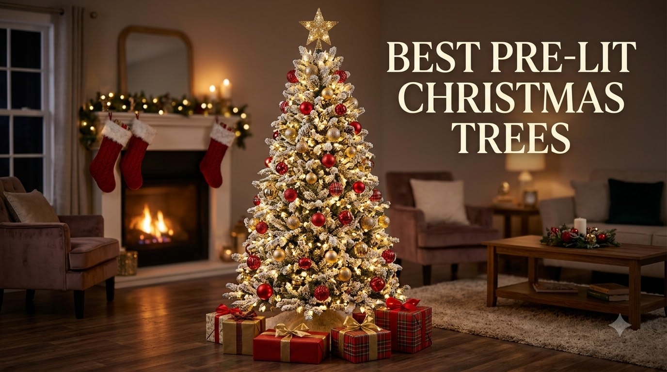 best pre-lit christmas trees
