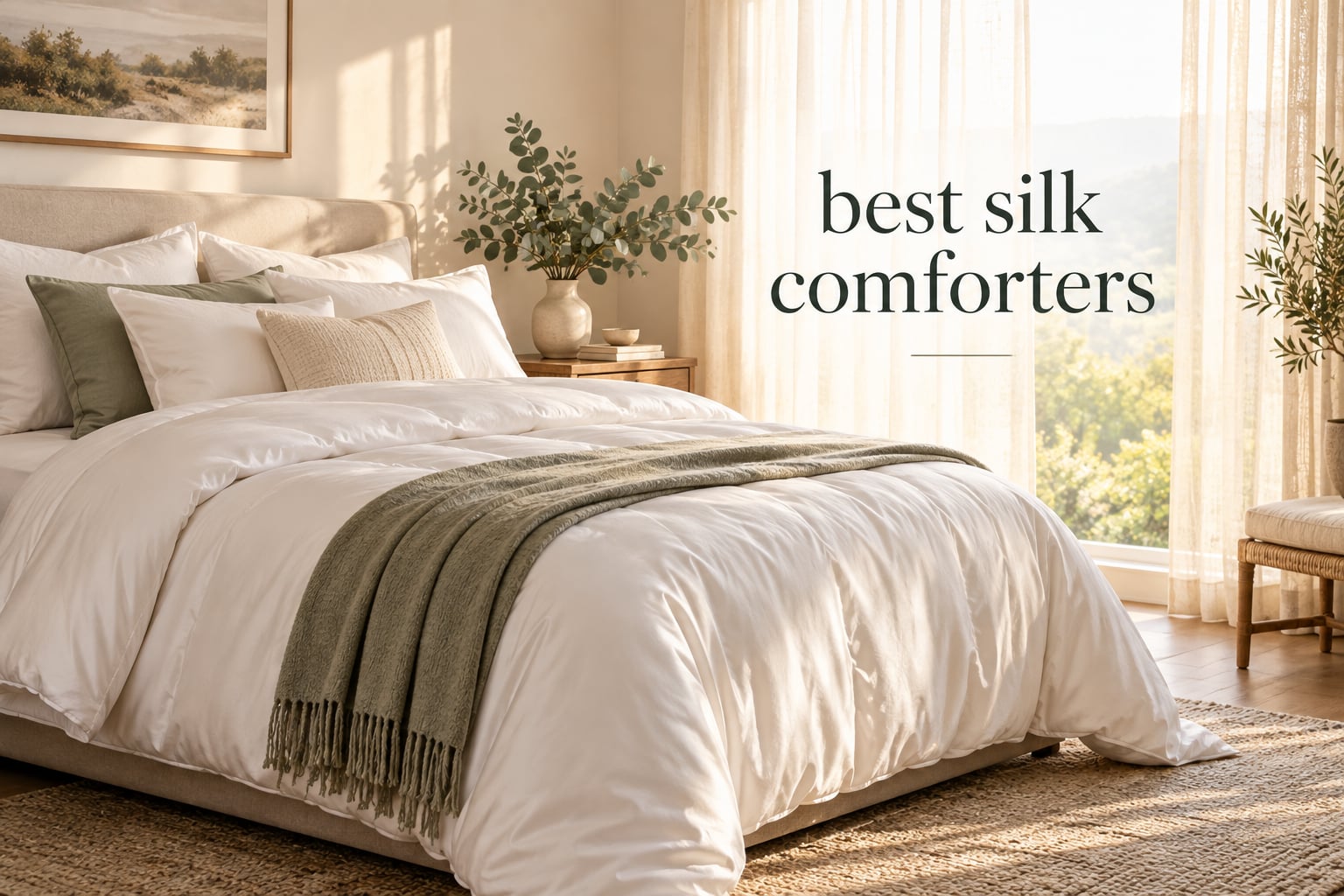 best silk comforters