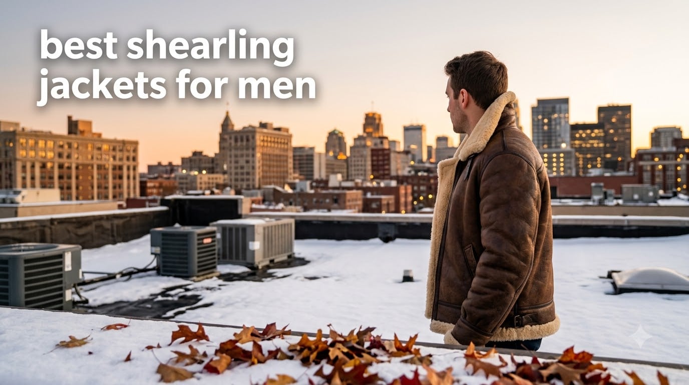 best shearling jackets for men