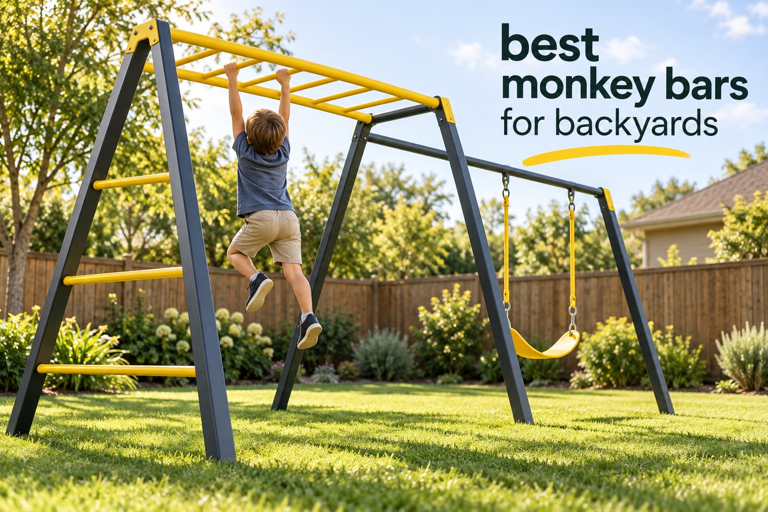 best monkey bars for backyards