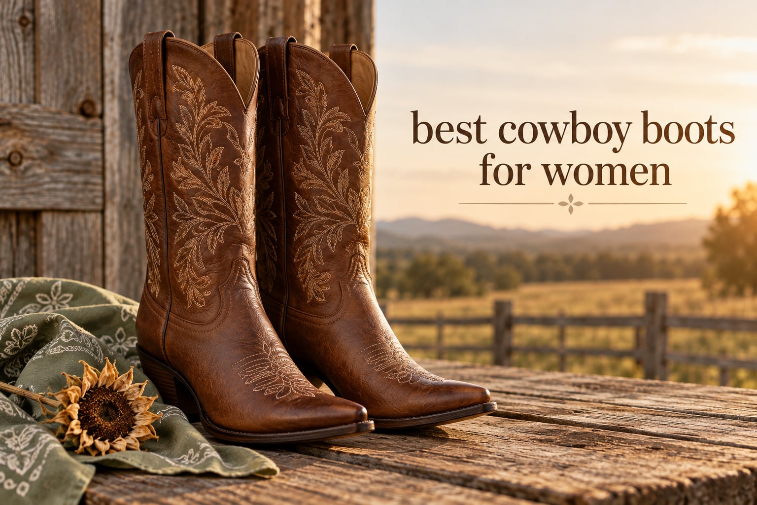 best cowboy boots for women