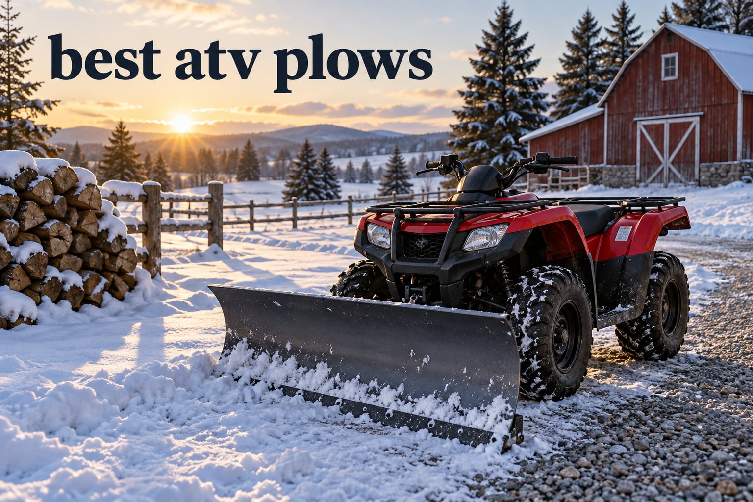 best atv plows
