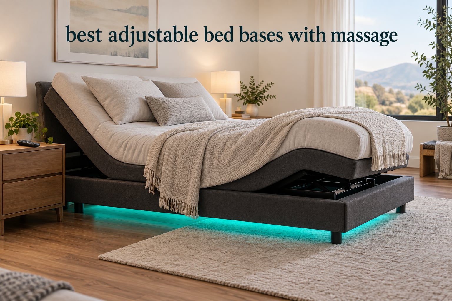 best adjustable bed bases with massage