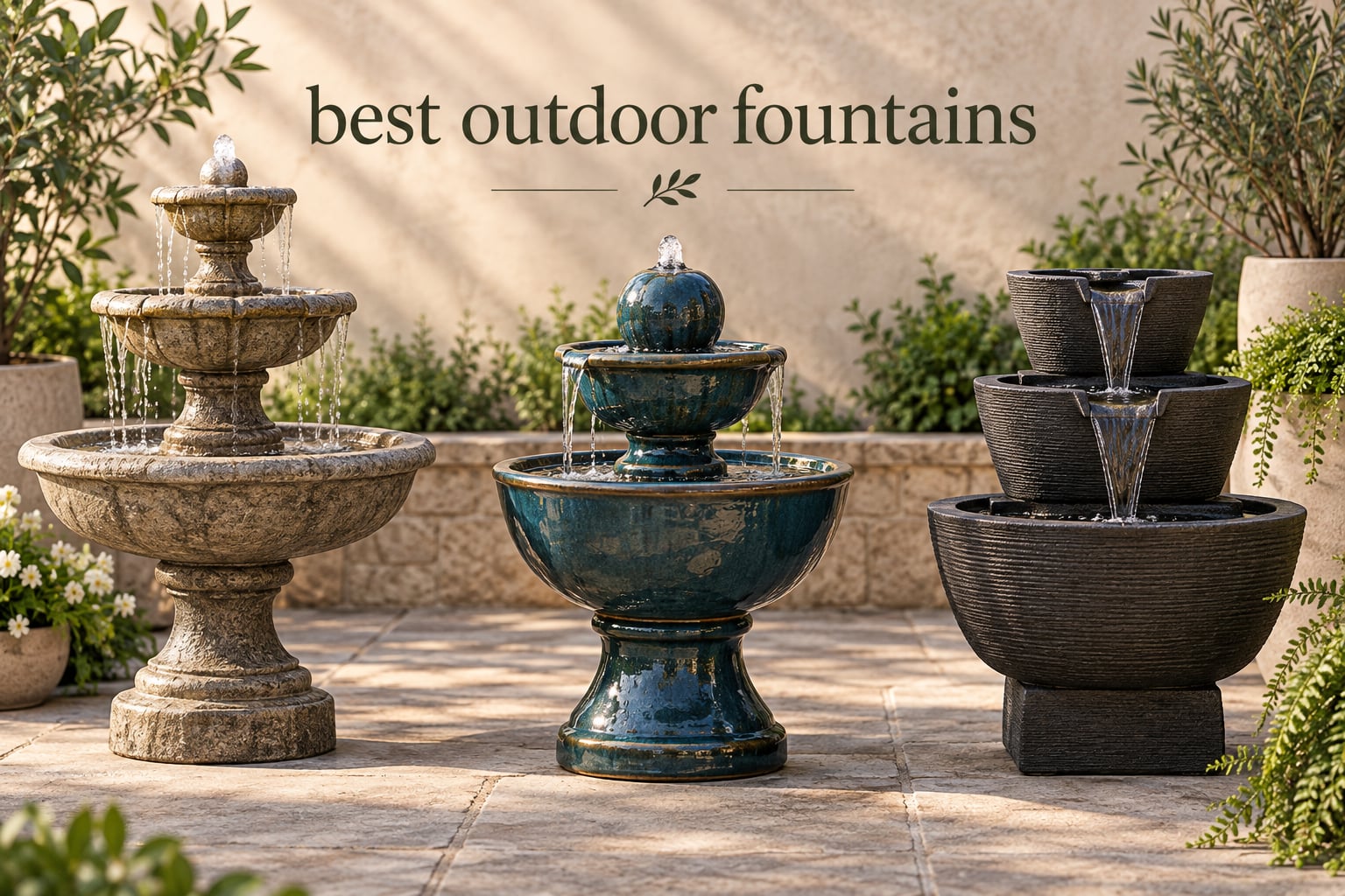 best outdoor fountains