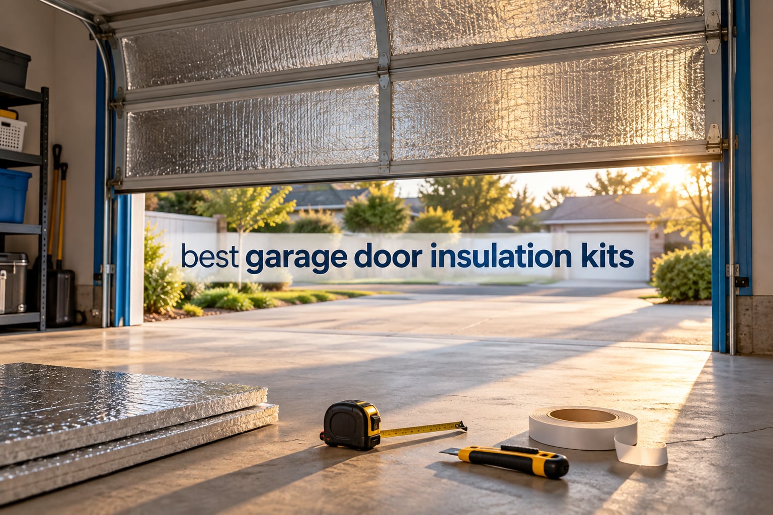 best garage door insulation kits