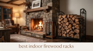 best indoor firewood racks