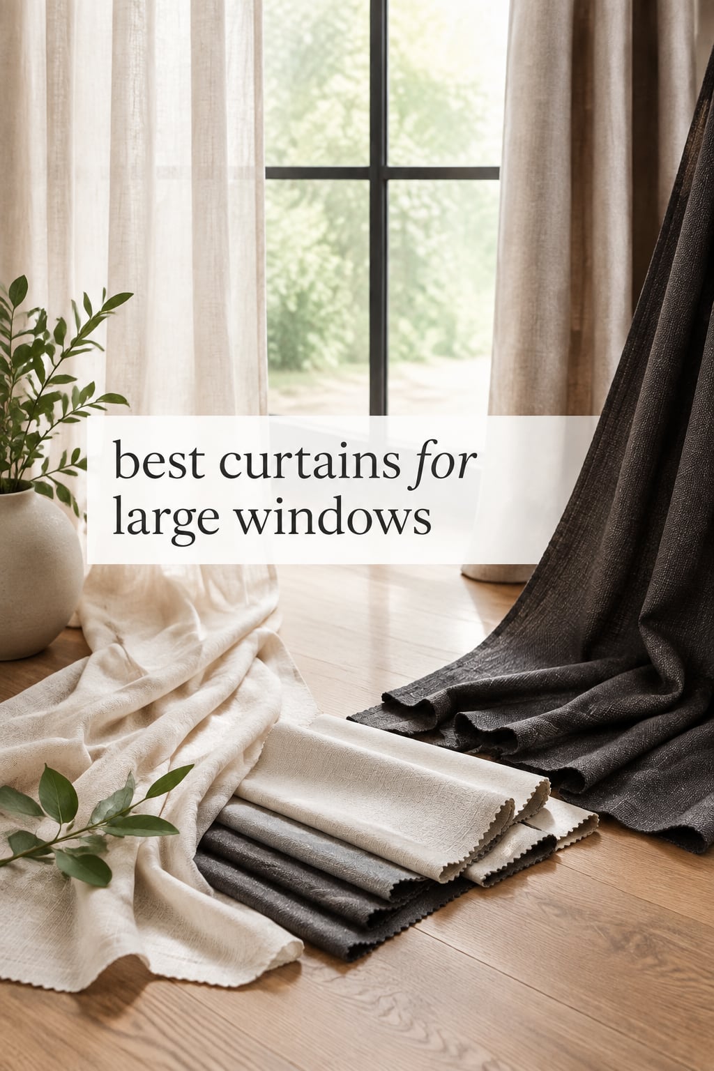 best curtains for large windows
