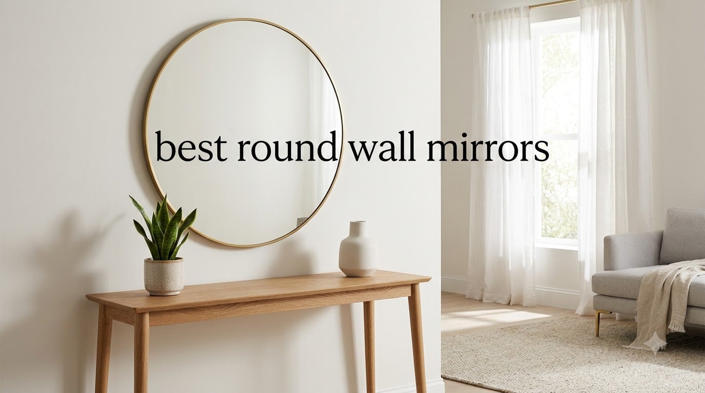 best round wall mirrors