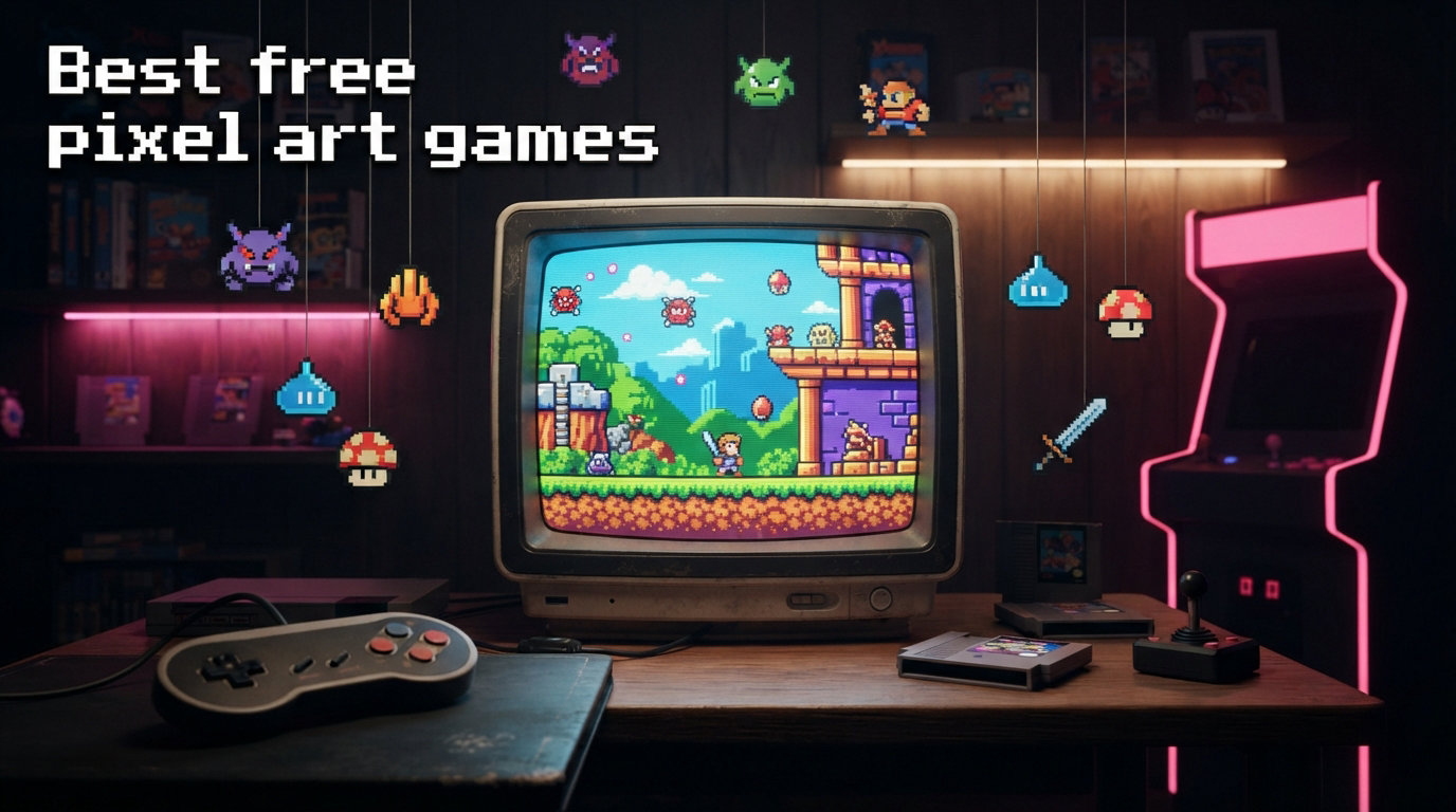Best free pixel art games
