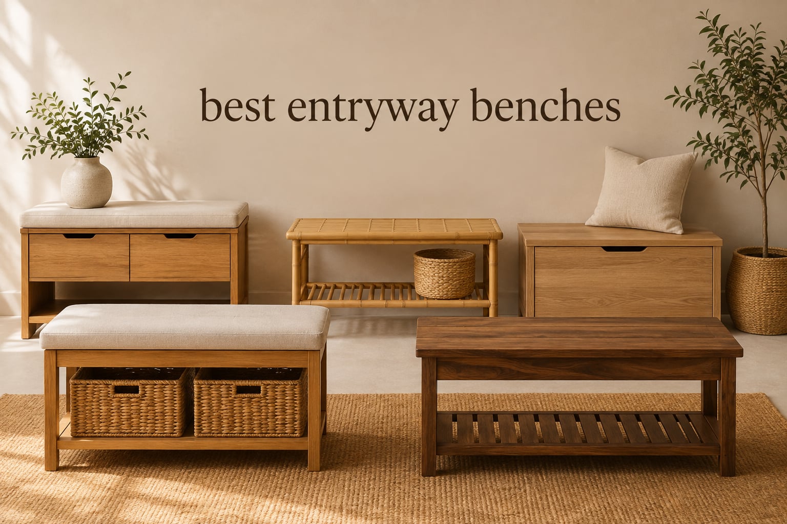 best entryway benches