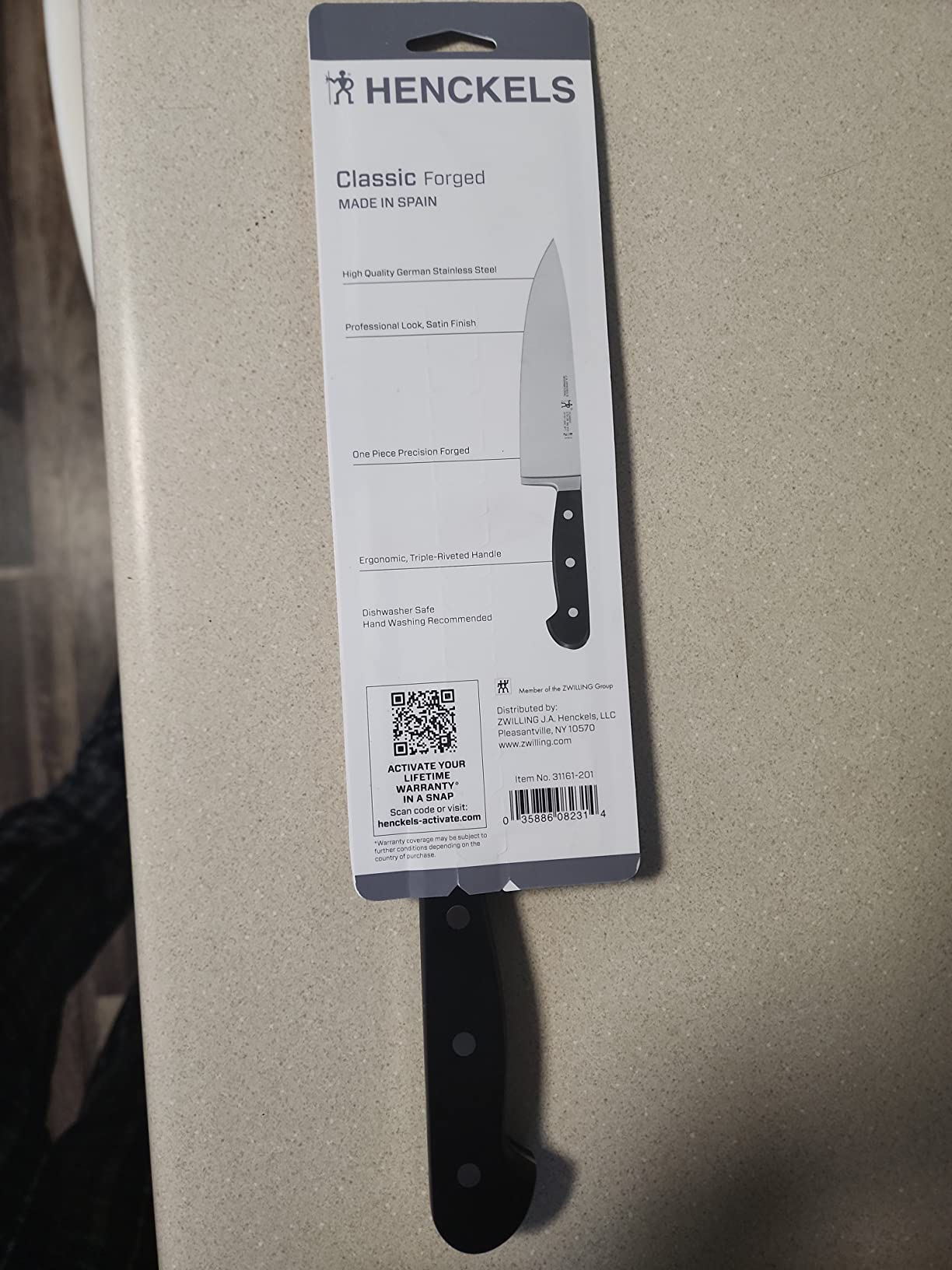 HENCKELS Classic 8-Inch Chef Knife, Razor-Sharp, German Engineered customer photo 2
