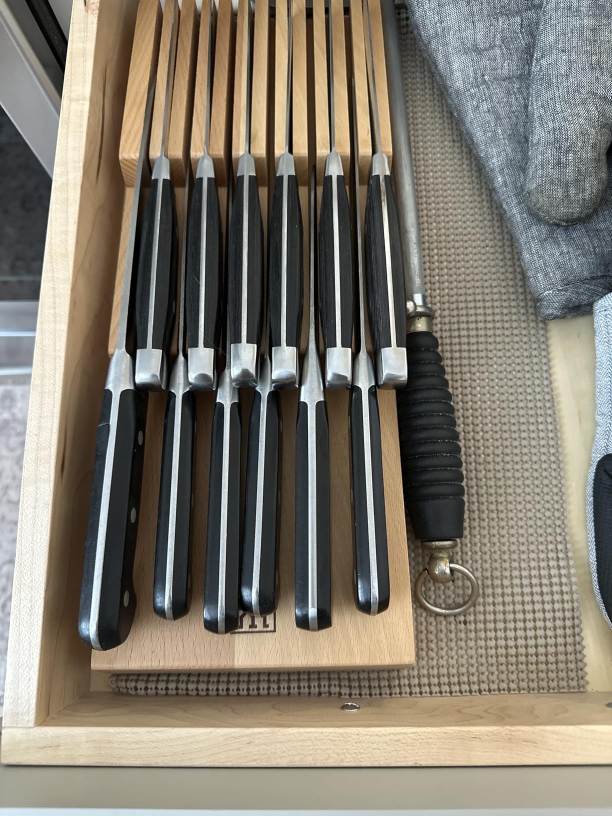 Zwilling 12-Slot In Drawer Knife Block, Beechwood customer photo 2