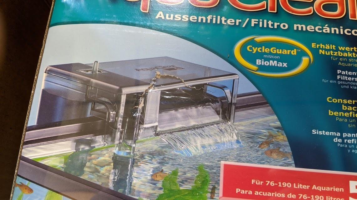 Fluval AquaClear Fish Tank Power Filter for 20- to 50-Gallon Aquariums customer photo 2