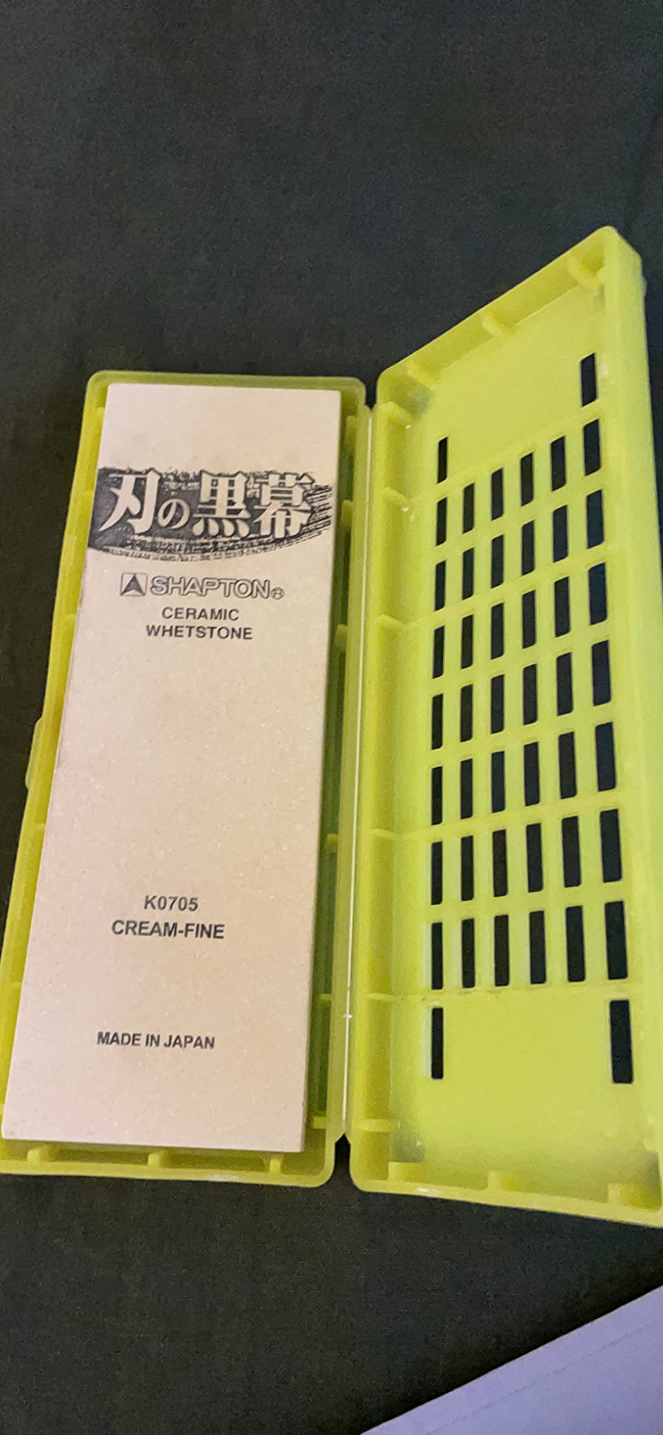 Shapton K0710 Melon 8000 Blade Finishing customer photo 2