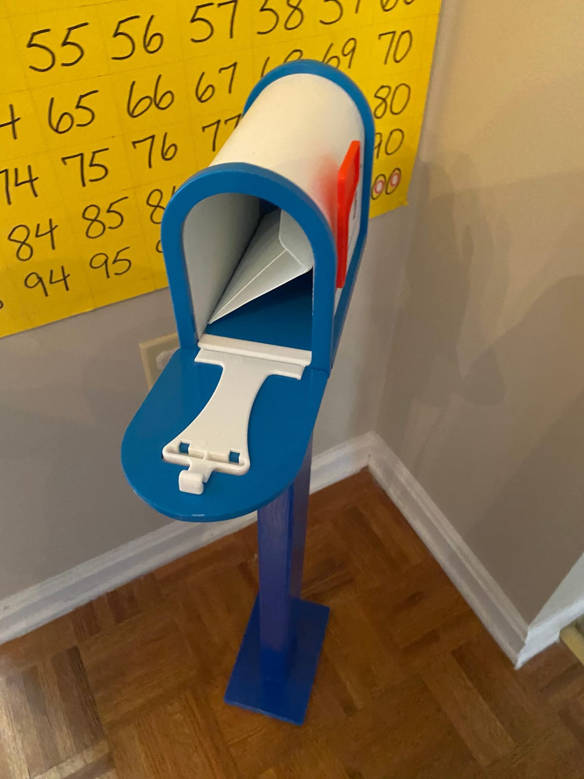 Melissa & Doug My Own Wooden Mailbox Activity Pretend Play Set customer photo 2