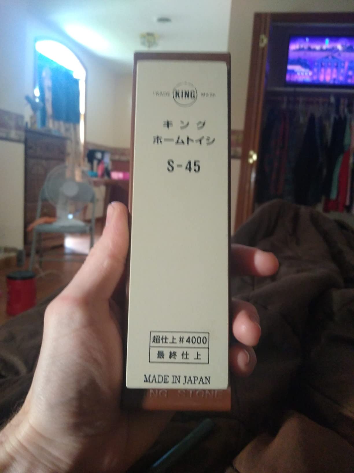 KING Sharpening Stone 4000 Grit Plastic Base customer photo 1
