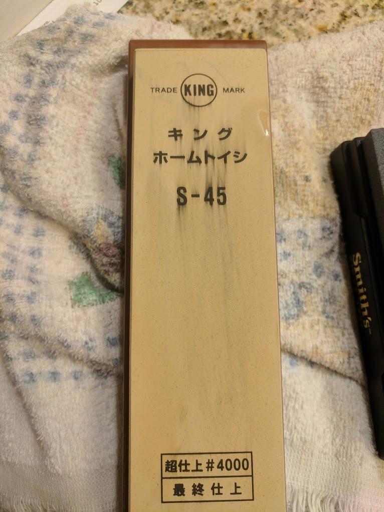 KING Sharpening Stone 4000 Grit Plastic Base customer photo 2