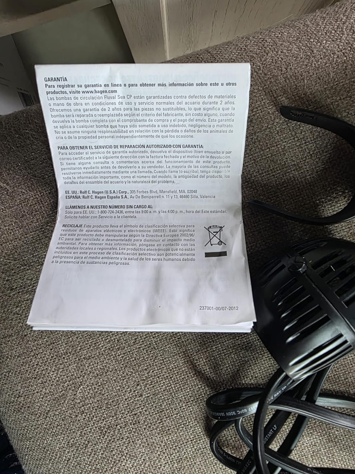 Fluval Sea CP2 Wave Maker Circulation Pump for Aquariums customer photo 1