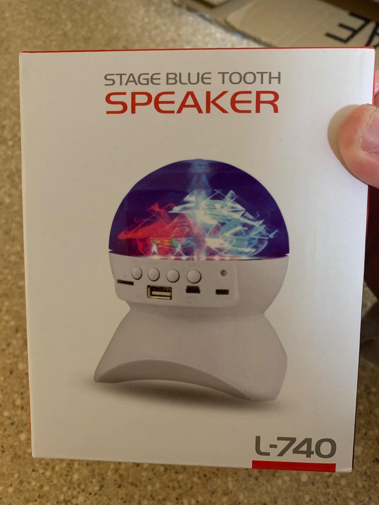 Disco Ball Home Party Light Show Speaker customer photo 1