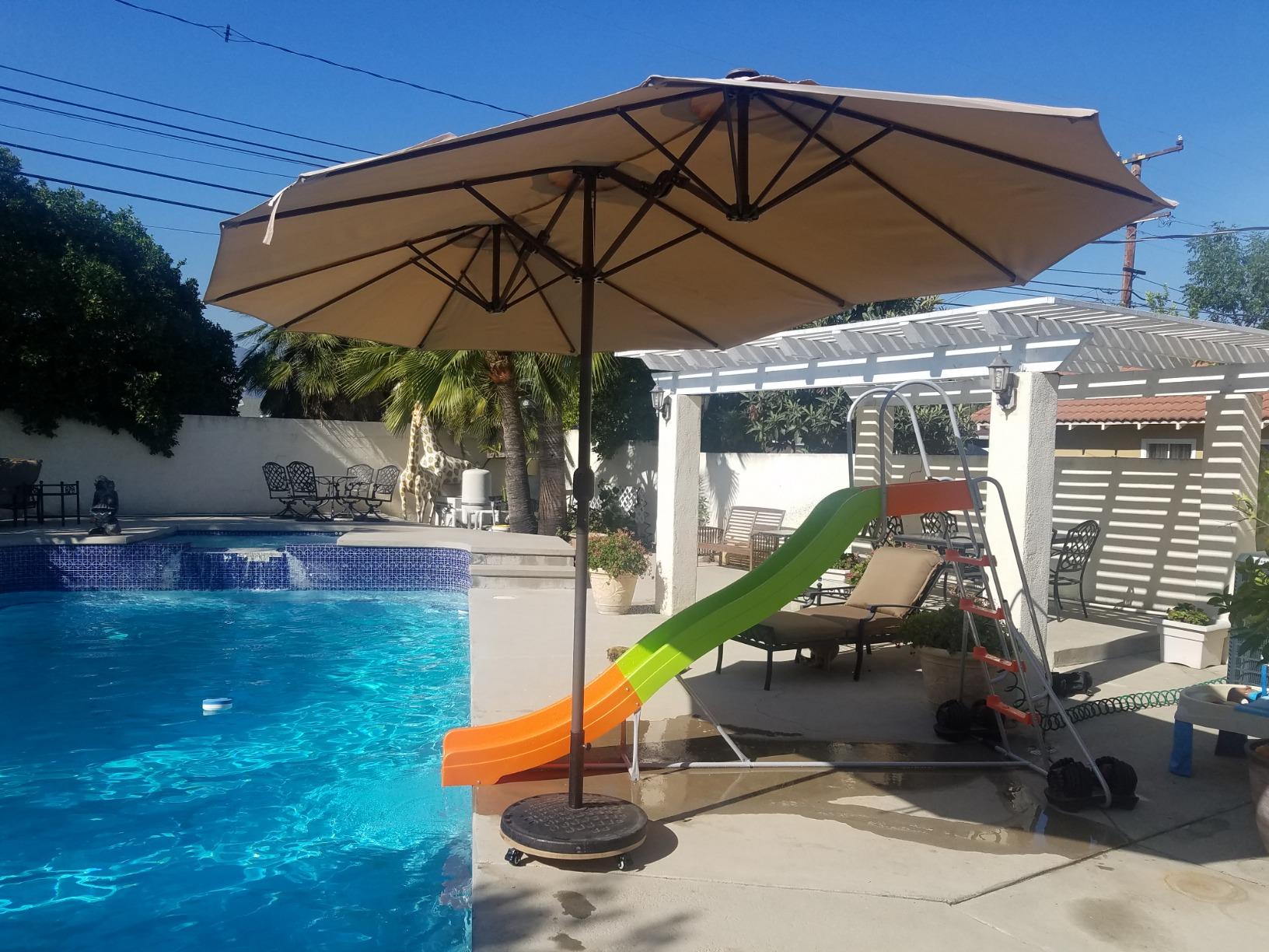 PLATPORTS Extra Large 10 Ft Water Slide for Kids, Indoor & Outdoor – Freestanding Wave Slide Converts to Water Slide via Hose Connector, Hose Clamps Included, Backyard Lawn Summer Fun, Ages 3 to 10 customer photo 2