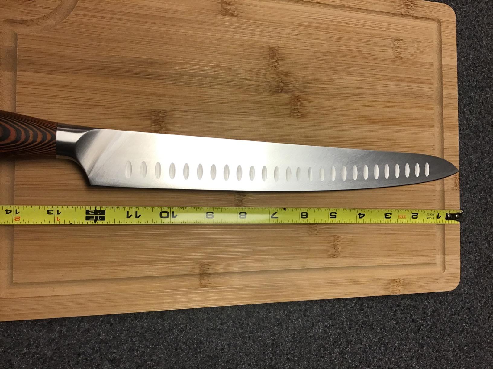 TUO Vegetable Cleaver Knife, Chinese Chef Knife 7 inch Meat Cleaver with Pakkawood Handle, Stainless Steel Butcher Chopper for Home Kitchen - Fiery Phoenix Series customer photo 2