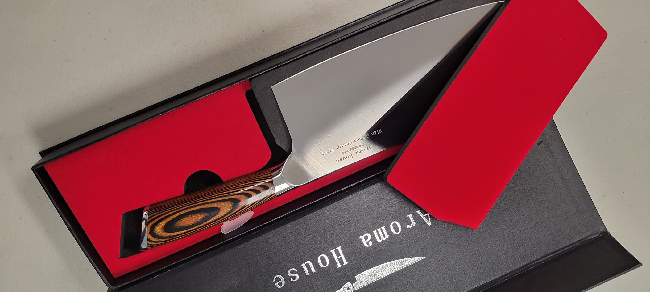 Cleaver Knife Ultra Sharp Meat Cleaver 7 inch Butcher Knife. High Carbon German Stainless Steel Chef Knives for Kitchen and Restaurant customer photo 2