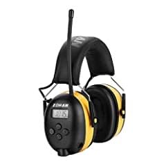 ZOHAN AM/FM Radio Headphone with Digital Display,Ear Protection Noise Reduction Earmuffs,Comfortable Hearing Protector customer photo 1