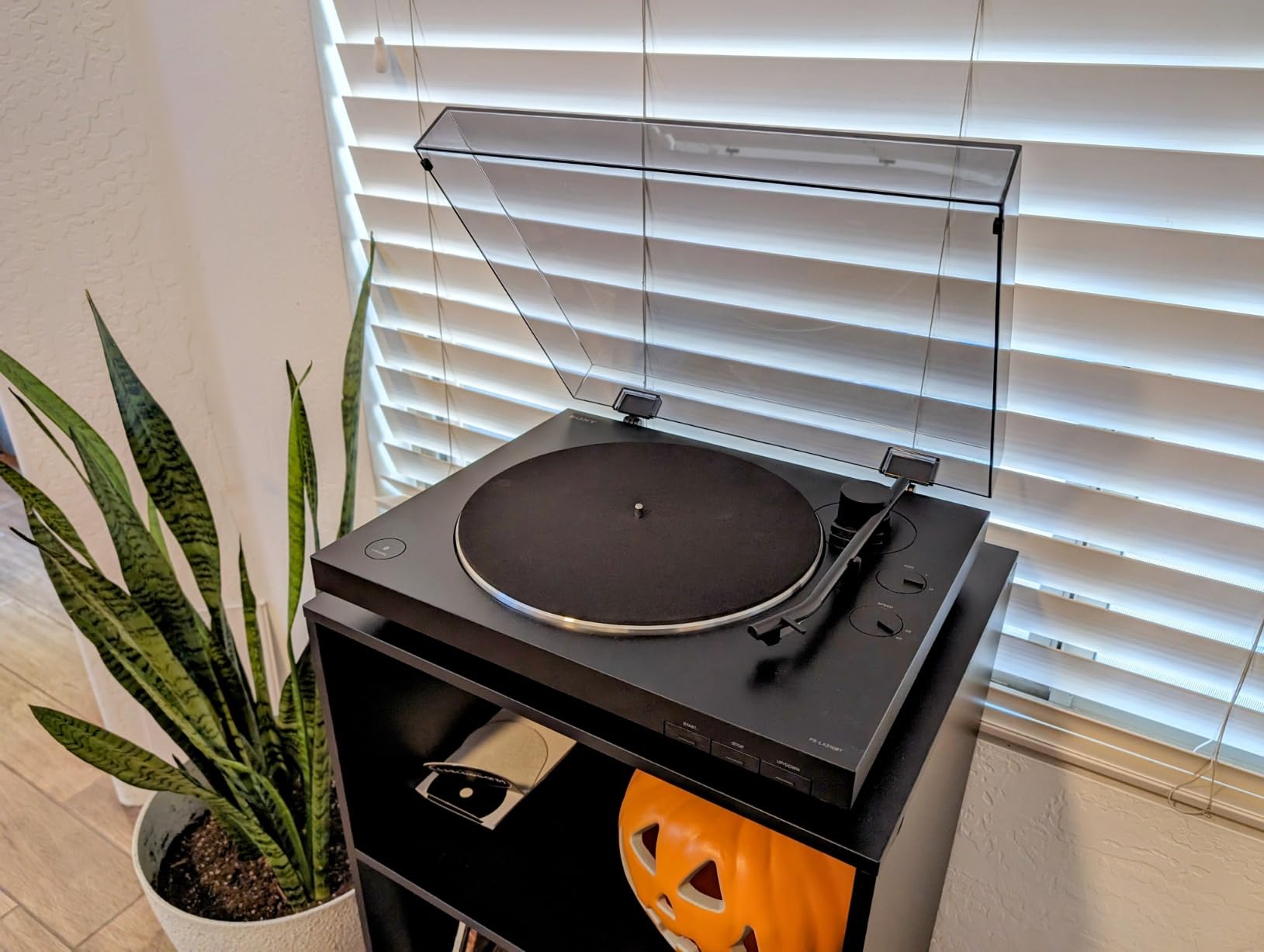 Sony PS-LX310BT Belt Drive Turntable: Fully Automatic Wireless Vinyl Record Player with Bluetooth and USB Output Black customer photo 1