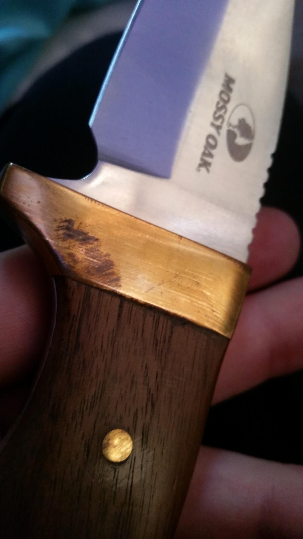Mossy Oak Fixed Blade Gut Hook Knife, 9.5-inch customer photo 1