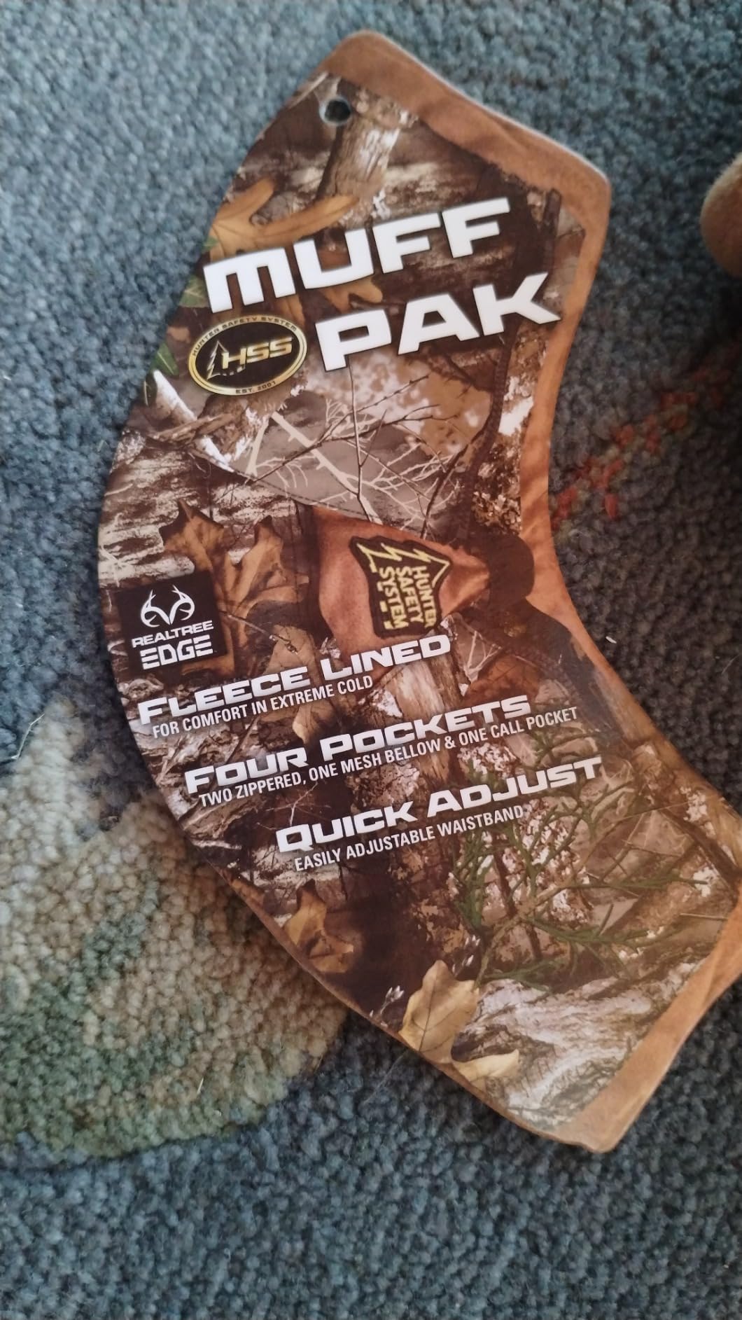 HOT SHOT Men’s Camo Razorback Reversible Fleece Hand Muff, Insulated Hand Warmer Pouch, Outdoor Gear for Hunting, Camping customer photo 2
