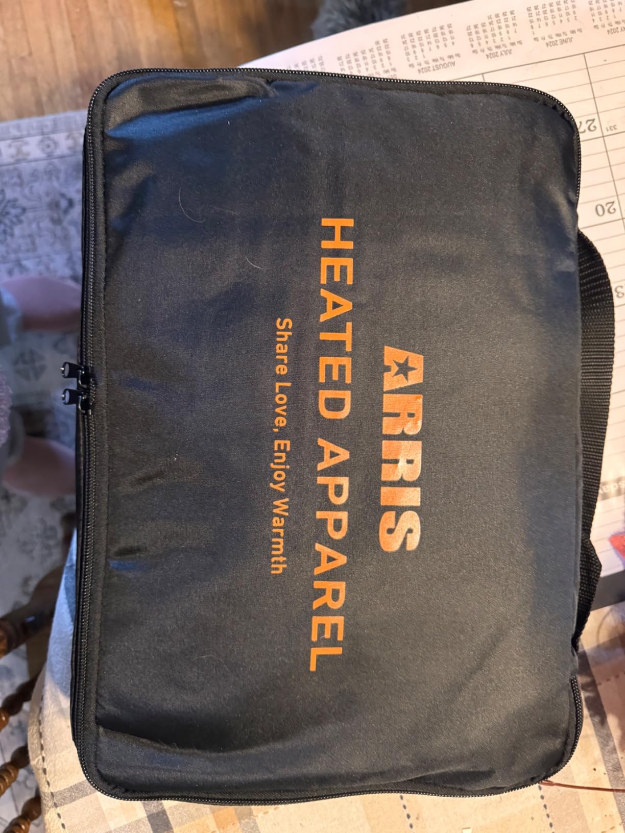 ARRIS Fleece Heated Vest for Men with Battery Pack Included, Size Adjustable 8 Heating Zones for Hunting customer photo 1