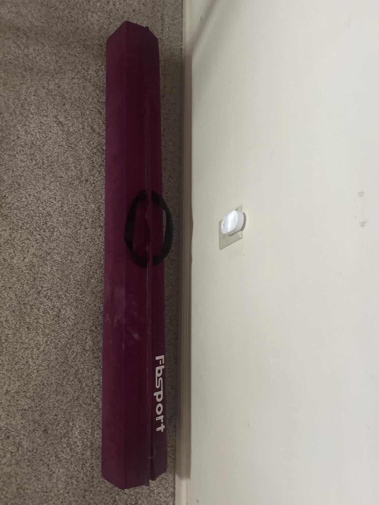 FBSPORT Folding Balance Beam, 6FT/8FT Gymnastics Floor Beam customer photo 1