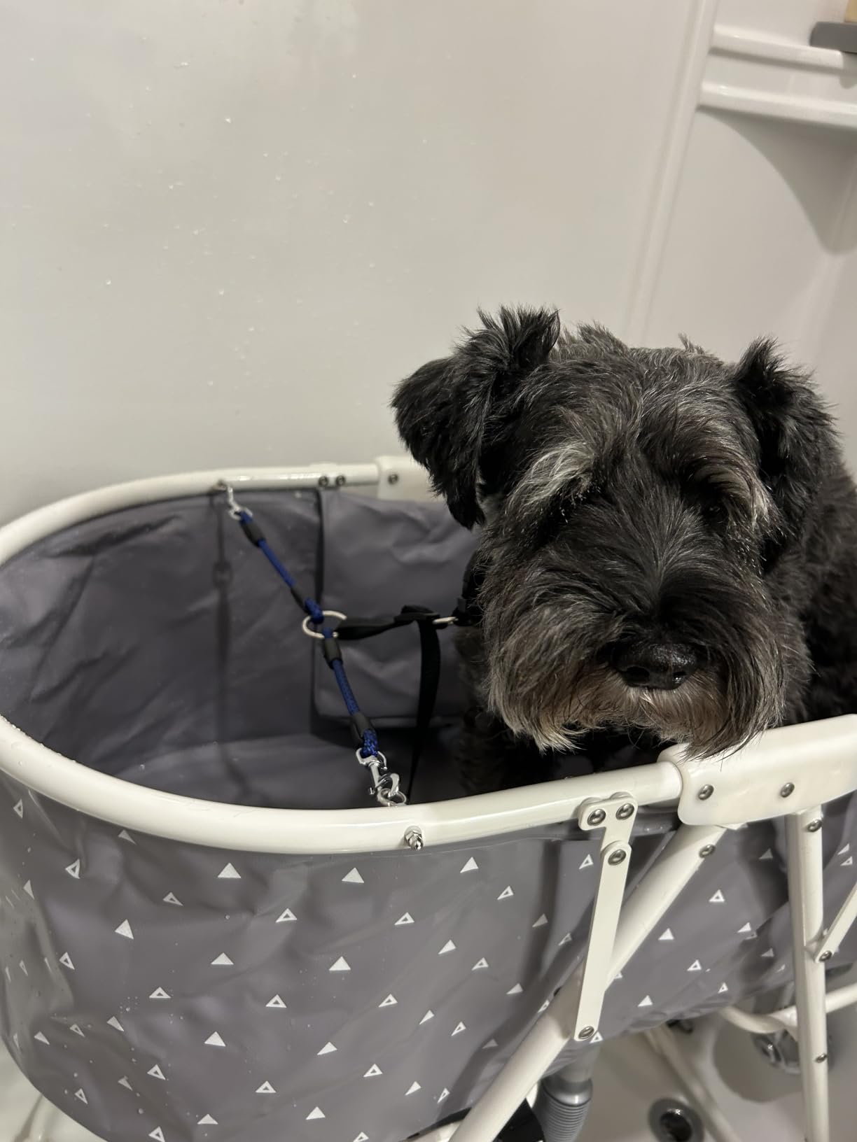 Furesh Portable Foldable Dog Bathtub for Small & Medium Dogs (Gray) customer photo 2