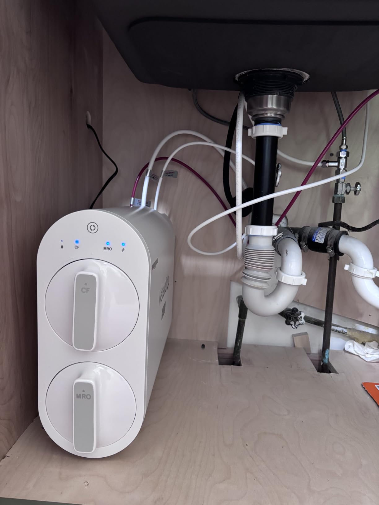 Waterdrop G2P600 Under-Sink RO System, 600 GPD Tankless Water Filtration customer photo 2