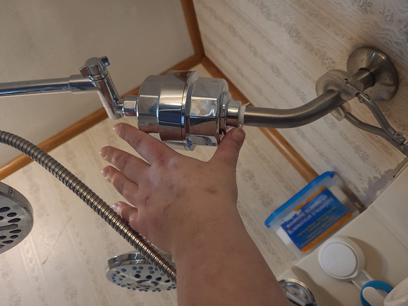SR SUN RISE 20 Stage Shower Filter for Hard Water, 3 Cartridges, Chrome customer photo 1