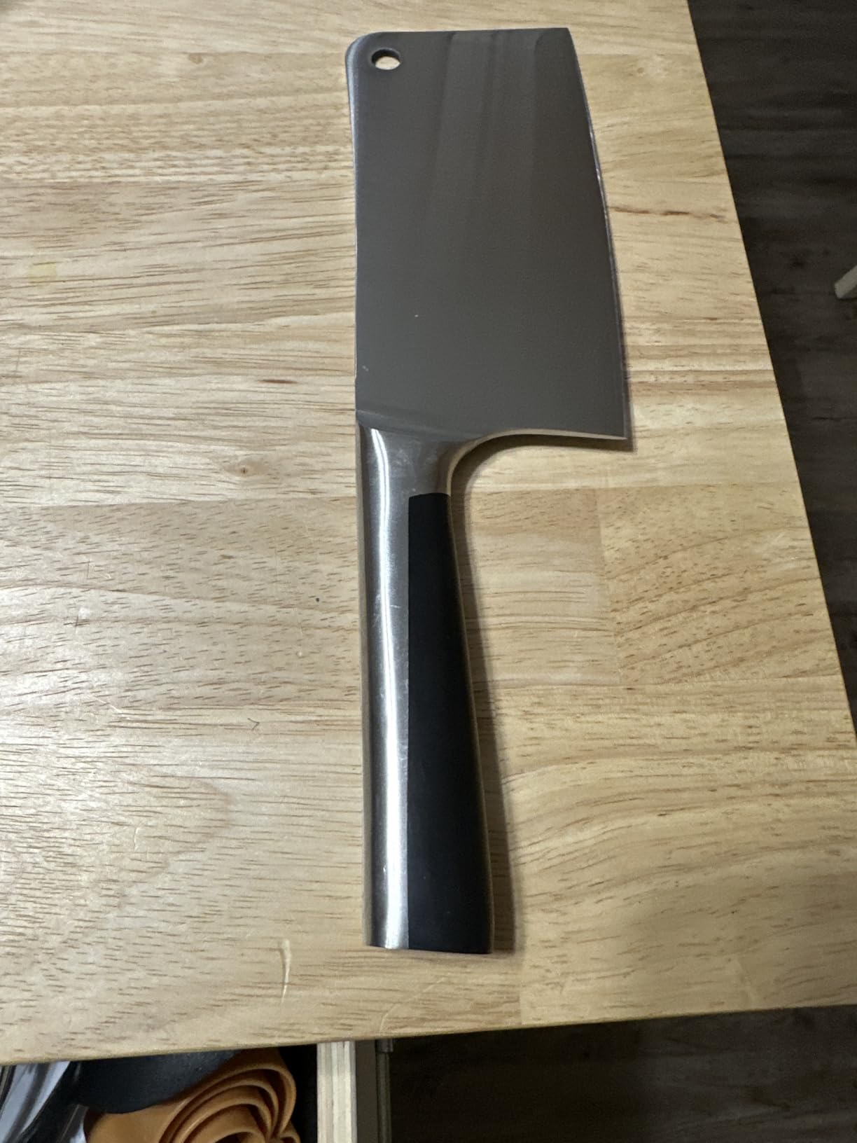 Mueller 7-Inch Meat Cleaver Butcher Knife, German High Carbon Steel customer photo 1