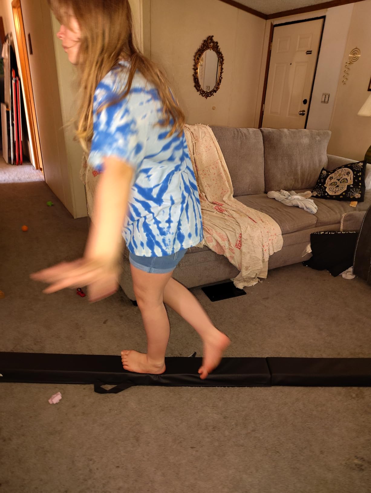 Marfula 6 FT / 8 FT / 9 FT Folding Gymnastics Beam Foam Balance Floor Beam customer photo 2