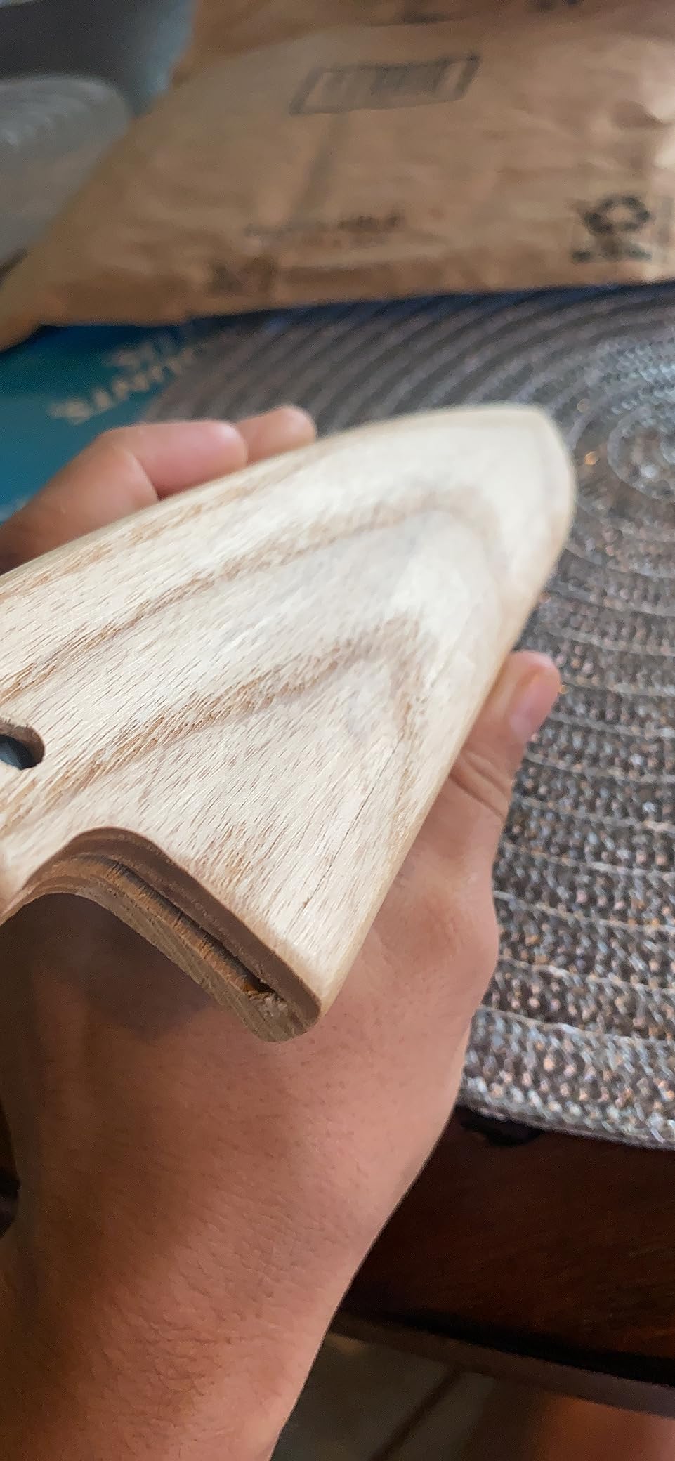 Mercer Culinary Mercer Natural Ash Wood Saya Cover Blade Protector for 8