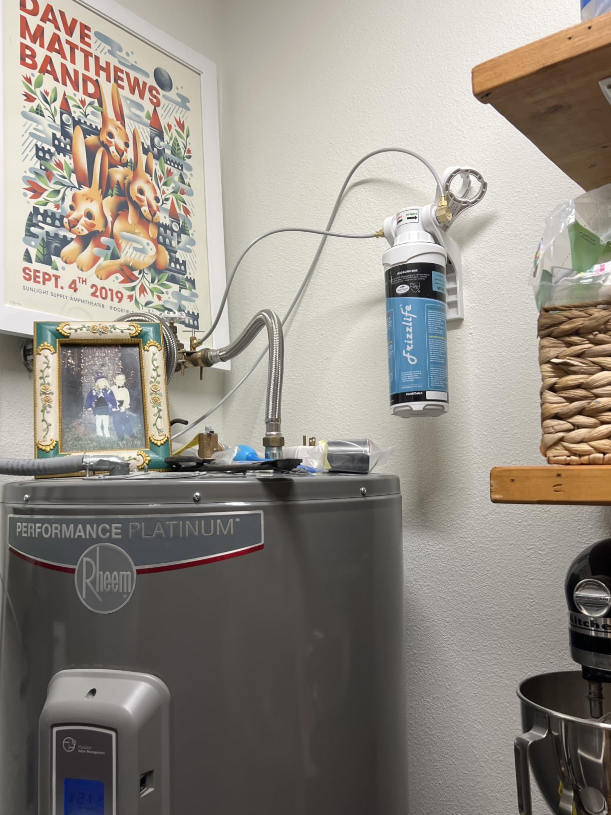Frizzlife Inline Water Filter System for Fridge, Ice Maker, Under Sink, Certified 0.5 Micron Reduces Chlorine, Lead, Long Lasting, Compression Brass Fittings Fits for Copper Tubing, MS99 customer photo 2