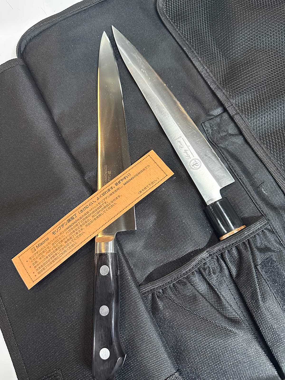 Chef’s Knife Roll Bag, Heavy Duty Oxford Chef Knife Bag, Portable 13 Slots Chef Knife Case, Multi-function Cutlery Knives Pouch Holder Knife Wrap Wallet Tool Roll customer photo 2