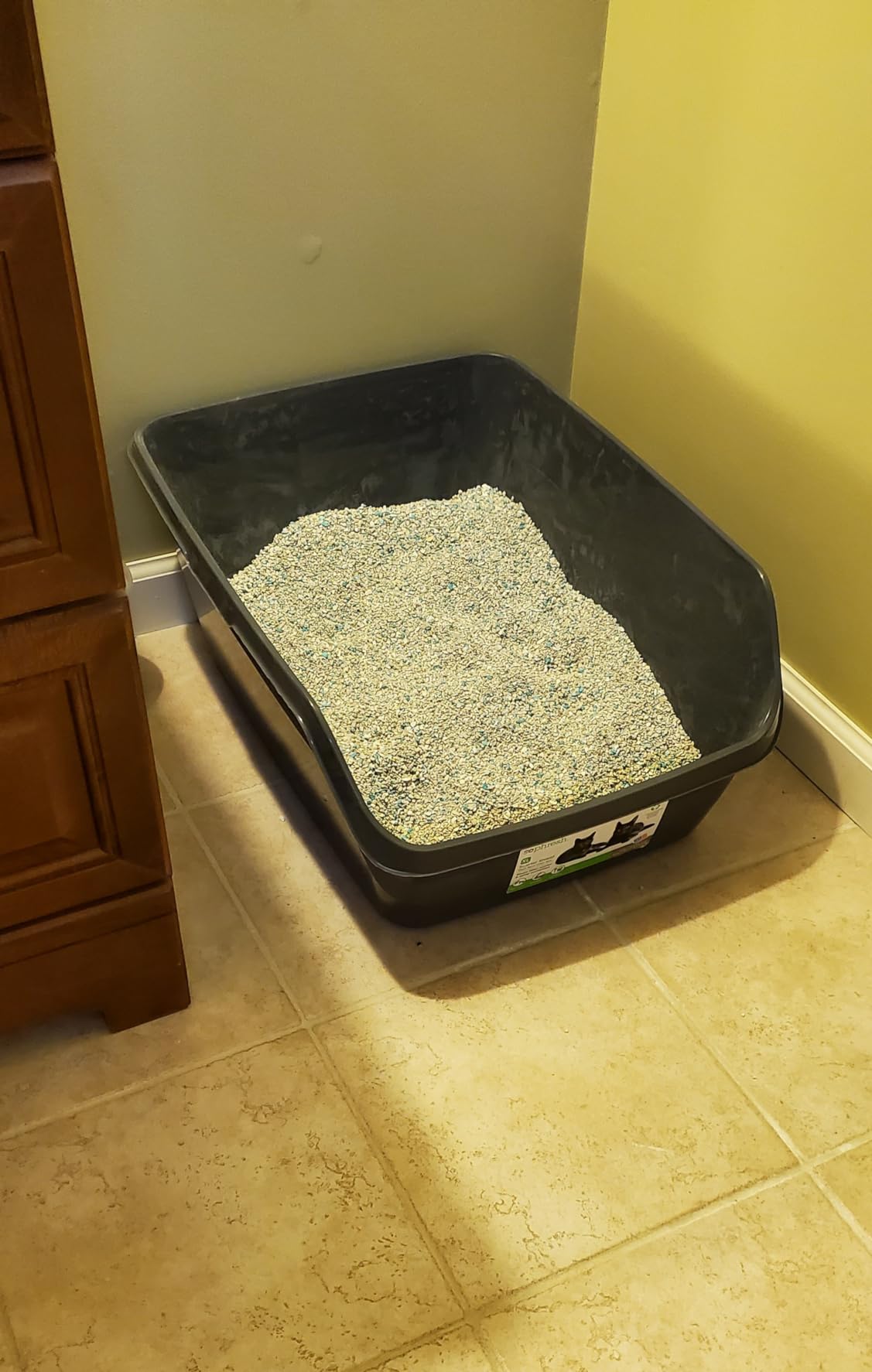 So Phresh by Petco Scatter Shield High-Back Litter Box Charcoal X-Large 24
