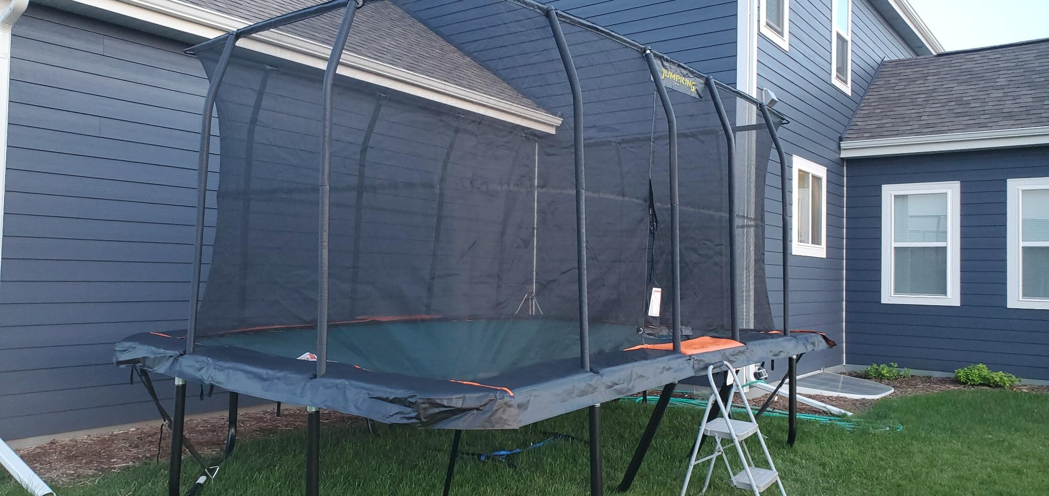 JumpKing Rectangle Trampoline for Outdoor Backyard Fun, Heavy-Duty Quality customer photo 2