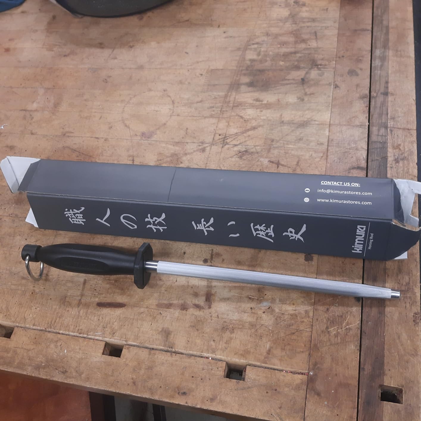 Kimura Chef Knife, [Made in Japan], 8 inch Professional Kitchen Knife, Ultra Sharp High Carbon Molybdenum Stainless Steel Gyuto Knife, Chefs Knife with Ergonomic Handle - Japanese Chef's Knife customer photo 2