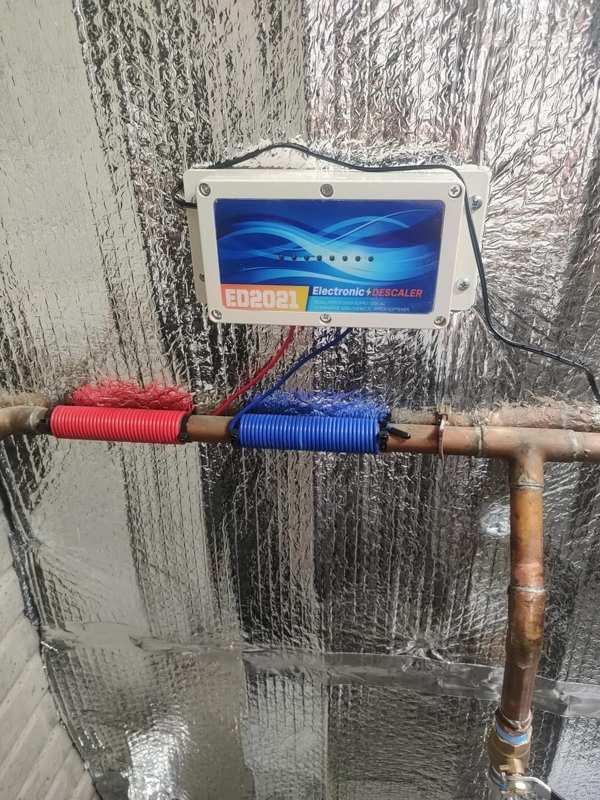 Electronic Water Descaler System, Reduces Limescale, Rust, and Minerals, No Chemicals, Easy Installation customer photo 2