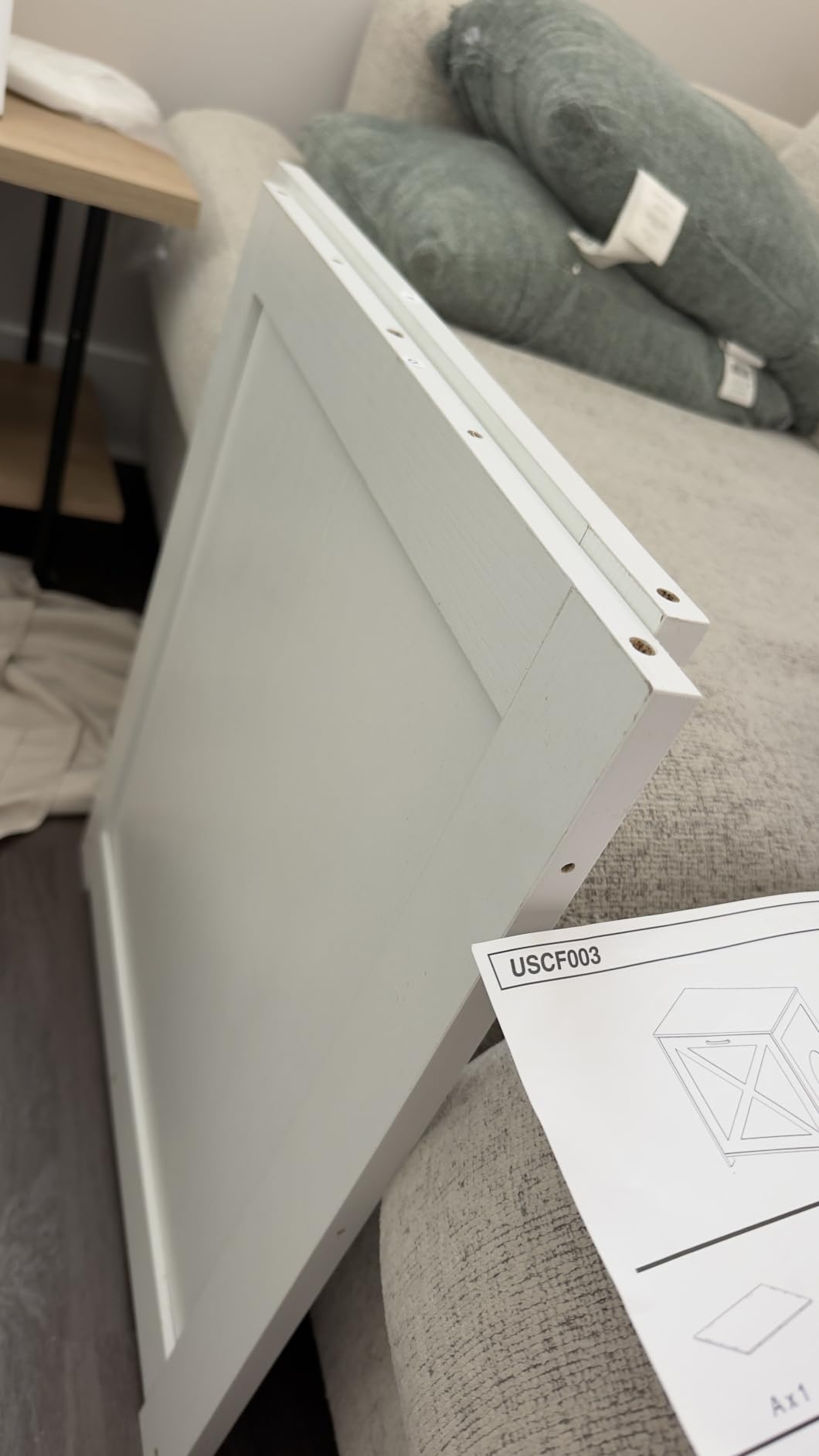 Dwanton Cat Litter Box Enclosure, Hidden Litter Box Furniture, 23.6 Inches customer photo 2