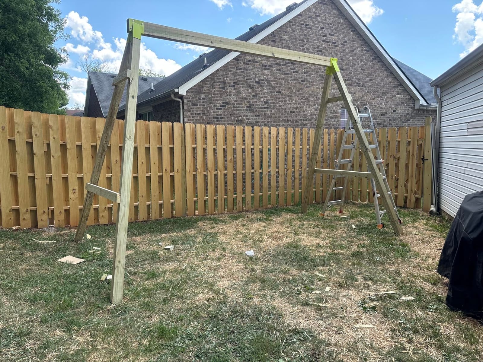 Highpro Swing Set Brackets-A-Frame 2 Swing Set Brackets with All Mounting Hardware customer photo 2